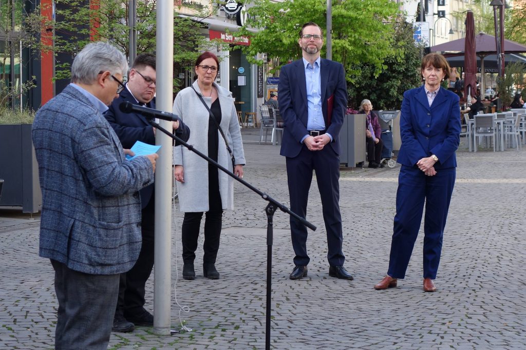 Festakt vor dem Tahaus mit OB Reker